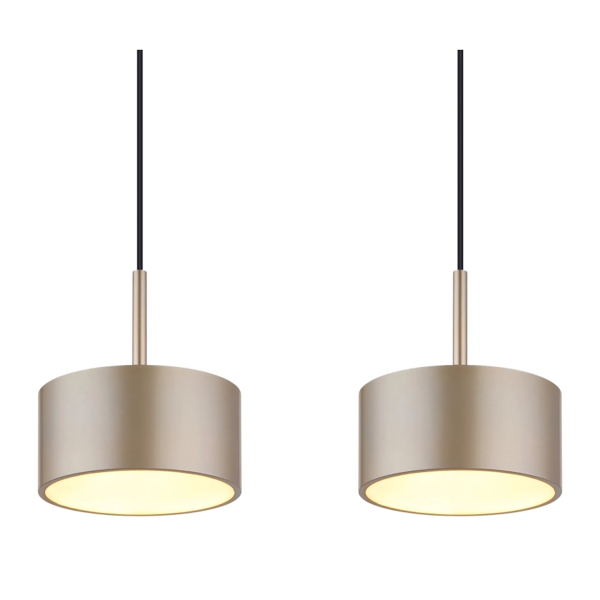 Globo - LED-pendellampa med vajer LED/40W/230V 3000K mässing