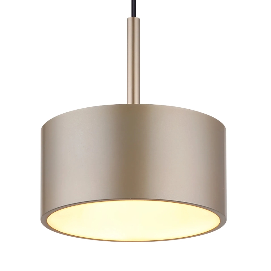 Globo - LED-pendel med vajer LED/12W/230V 3000K Ø 15 cm beige