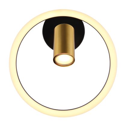 Globo - LED väggspotlight 1xGU10/5W/230V + LED/12W/230V