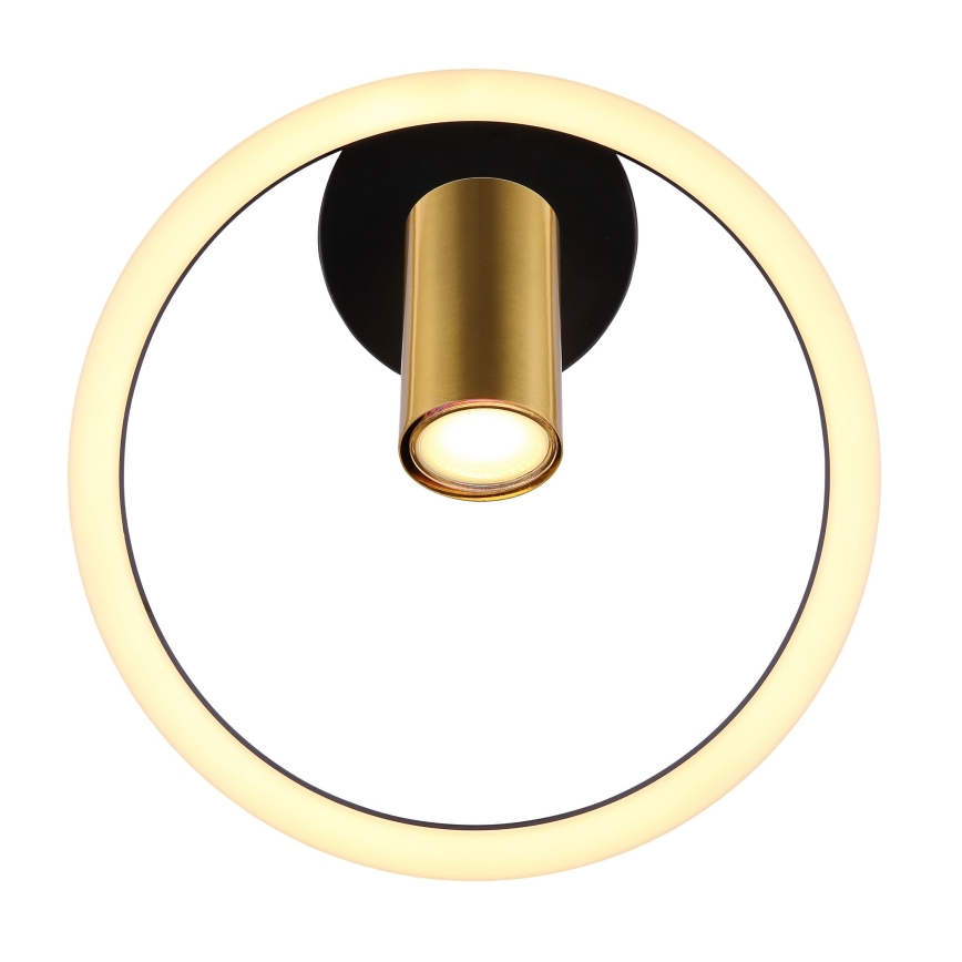Globo - LED väggspotlight 1xGU10/5W/230V + LED/12W/230V