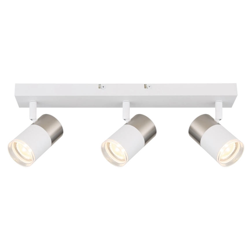 Globo - Spotlight 3xGU10/25W/230V vit/matt krom