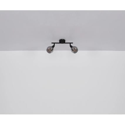 Globo - Spotlight 2xE14/40W/230V svart