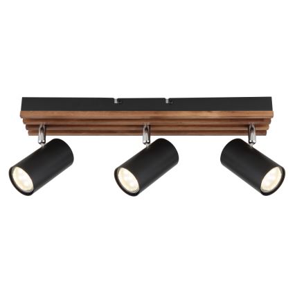 Globo - Spotlight 3xGU10/25W/230V svart