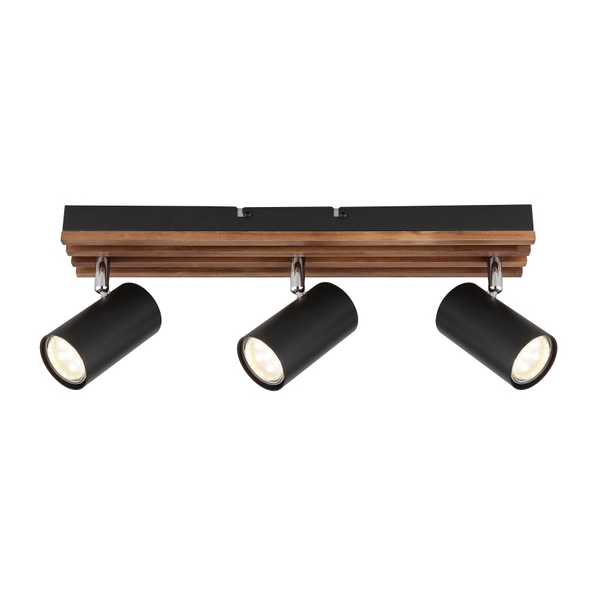 Globo - Spotlight 3xGU10/25W/230V svart