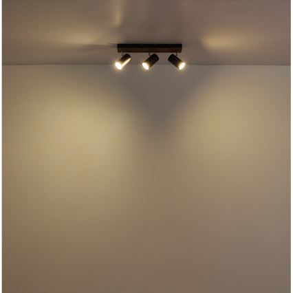 Globo - Spotlight 3xGU10/25W/230V svart