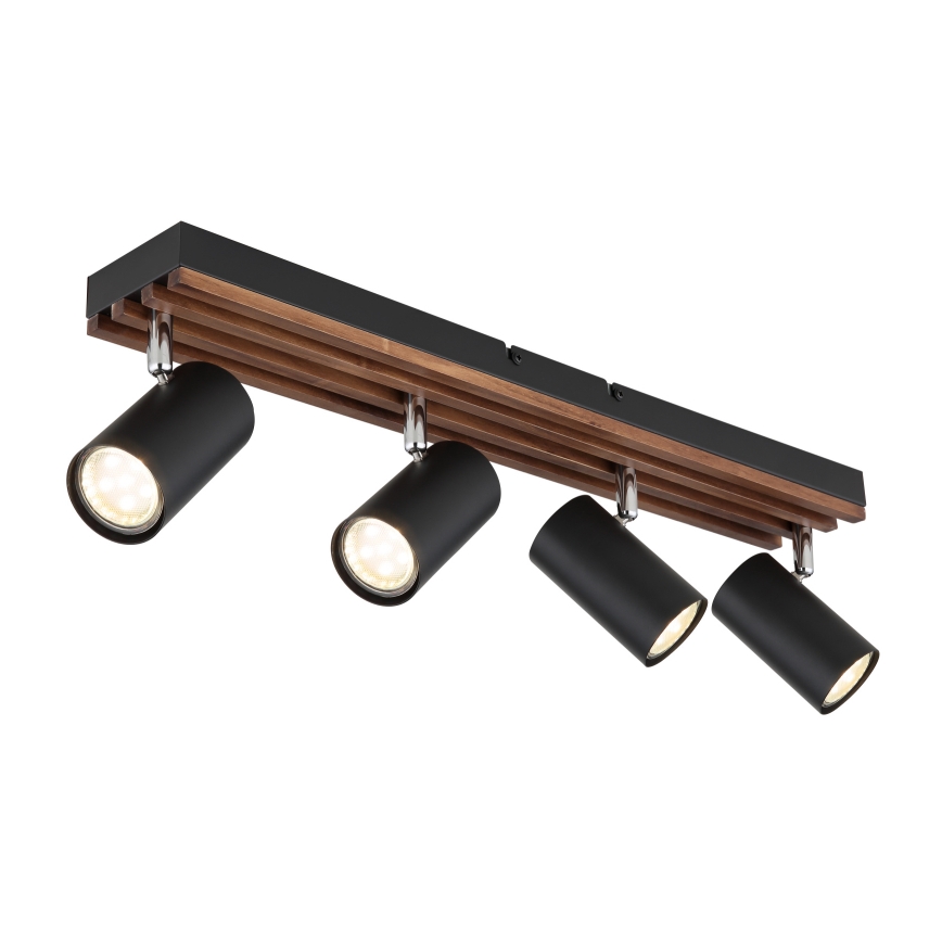 Globo - Spotlight 4xGU10/25W/230V svart