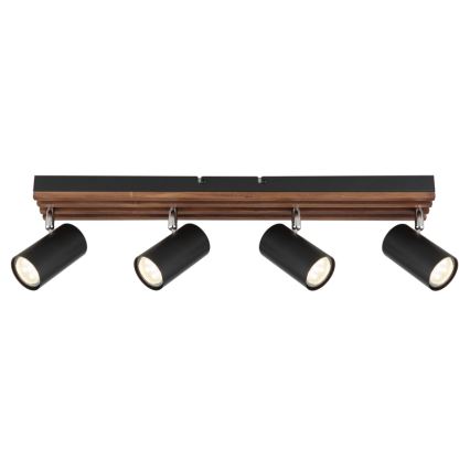 Globo - Spotlight 4xGU10/25W/230V svart