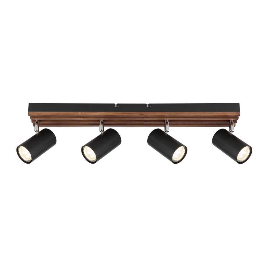 Globo - Spotlight 4xGU10/25W/230V svart