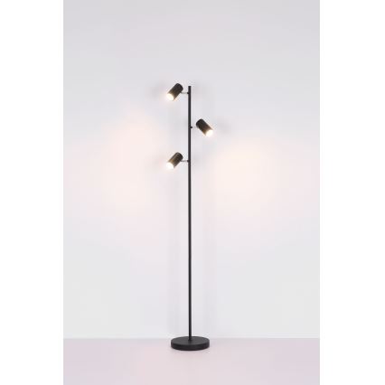 Globo - Golvlampa 3xGU10/5W/230V svart