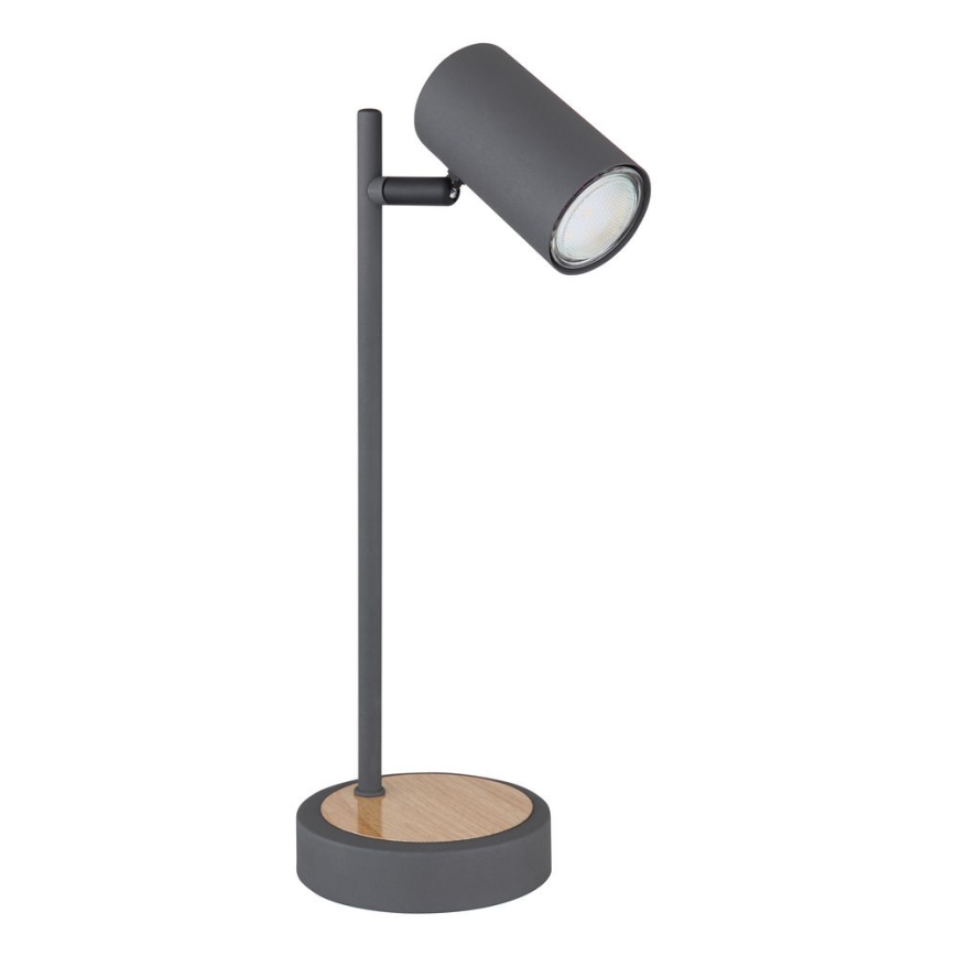 Globo - Bordslampa ROBBY 1xGU10/5W/230V grå/brun