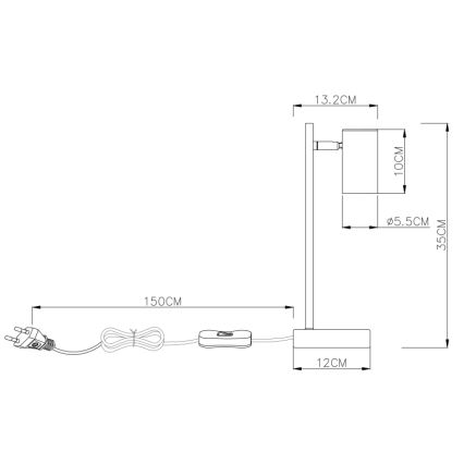 Globo - Bordslampa  1xGU10/5W/230V