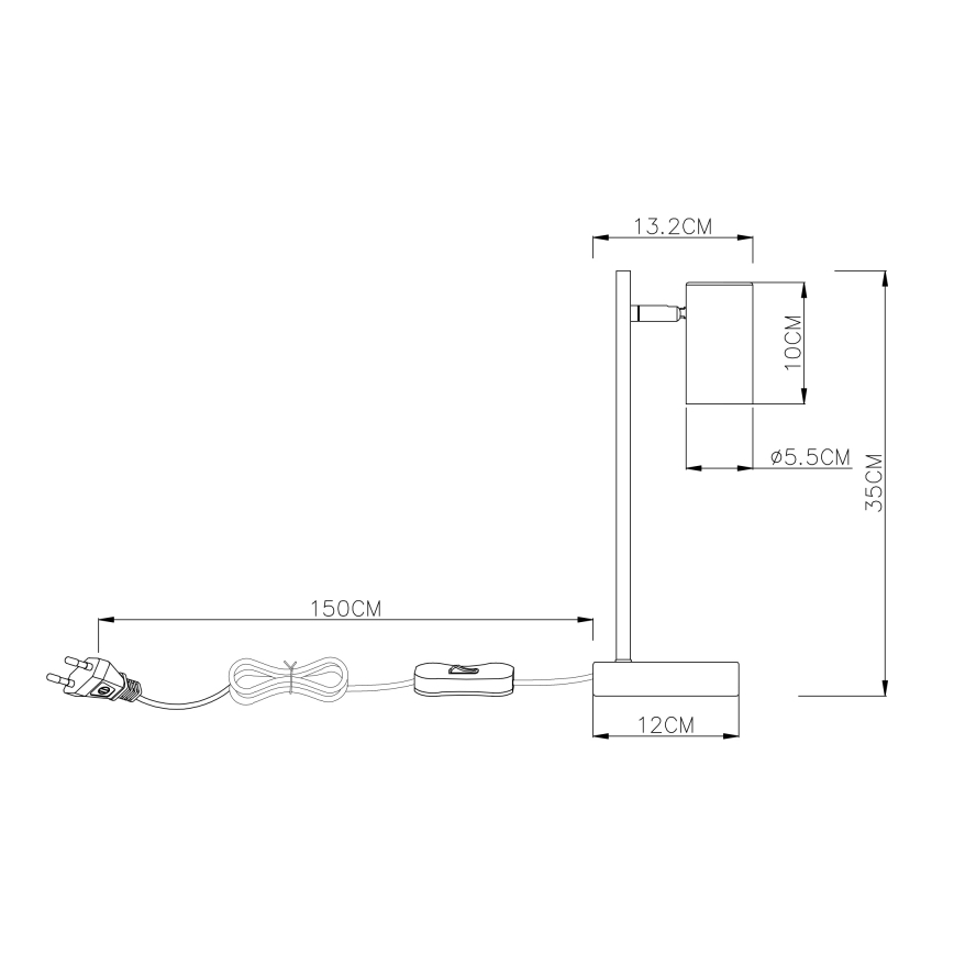 Globo - Bordslampa  1xGU10/5W/230V