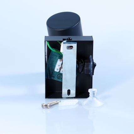 Globo - Väggspotlight 1xGU10/25W/230V svart