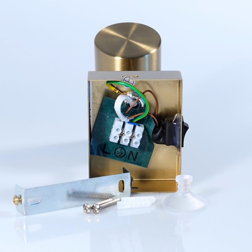 Globo - Väggspotlight 1xGU10/25W/230V guld