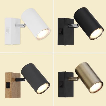 Globo - Väggspotlight 1xGU10/25W/230V guld