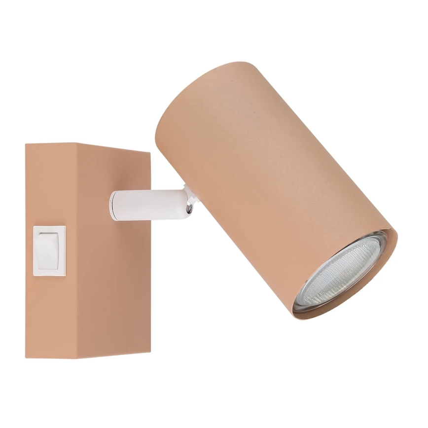 Globo - Väggspotlight 1xGU10/25W/230V orange