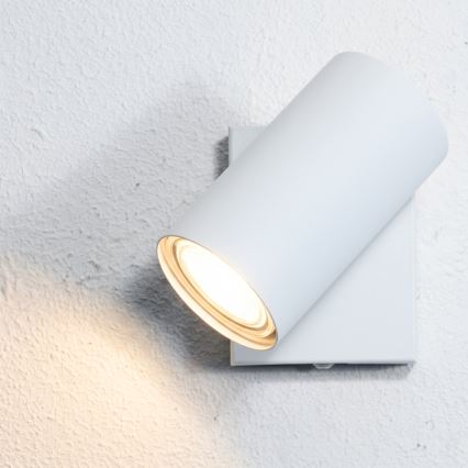 Globo - Väggspotlight 1xGU10/25W/230V vit