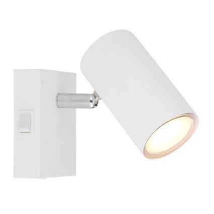 Globo - Väggspotlight 1xGU10/25W/230V vit