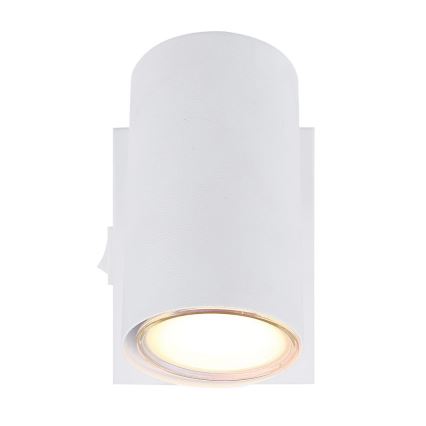 Globo - Väggspotlight 1xGU10/25W/230V vit