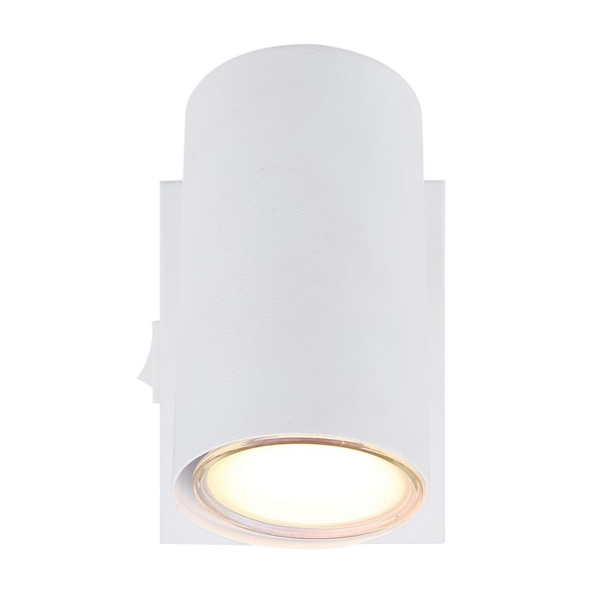 Globo - Väggspotlight 1xGU10/25W/230V vit