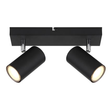 Globo - Spotlampa 2xGU10/35W/230V svart