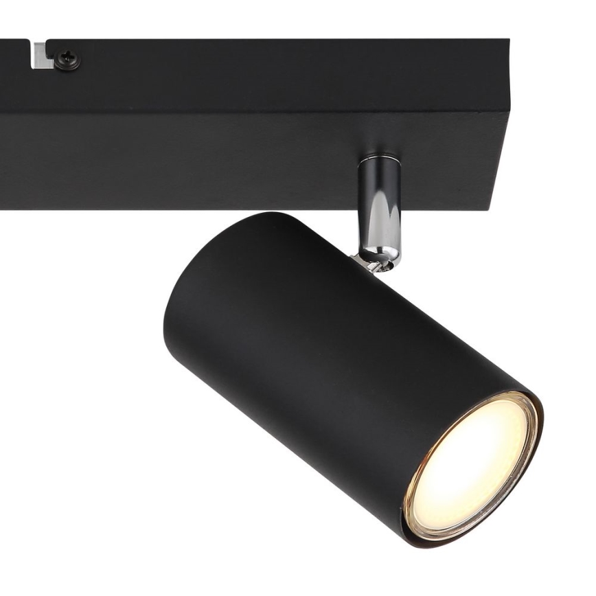 Globo - Spotlampa 2xGU10/35W/230V svart