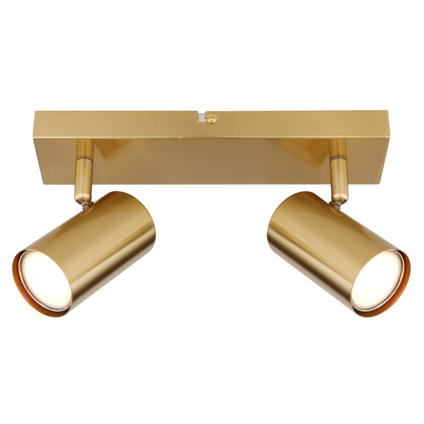Globo - Spotlight 2xGU10/35W/230V guld