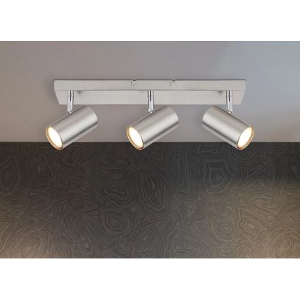 Globo - Spotlight 3xGU10/25W/230V matt krom