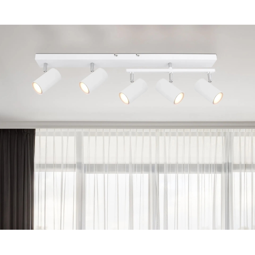 Globo - Spotlight 5xGU10/35W/230V vit