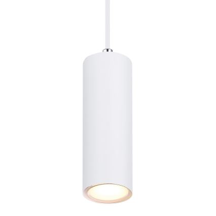 Globo - Ljuskrona med upphängningsrem 1xGU10/35W/230V vit