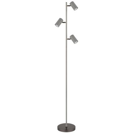 Globo - Golvlampa 3xGU10/5W/230V grå