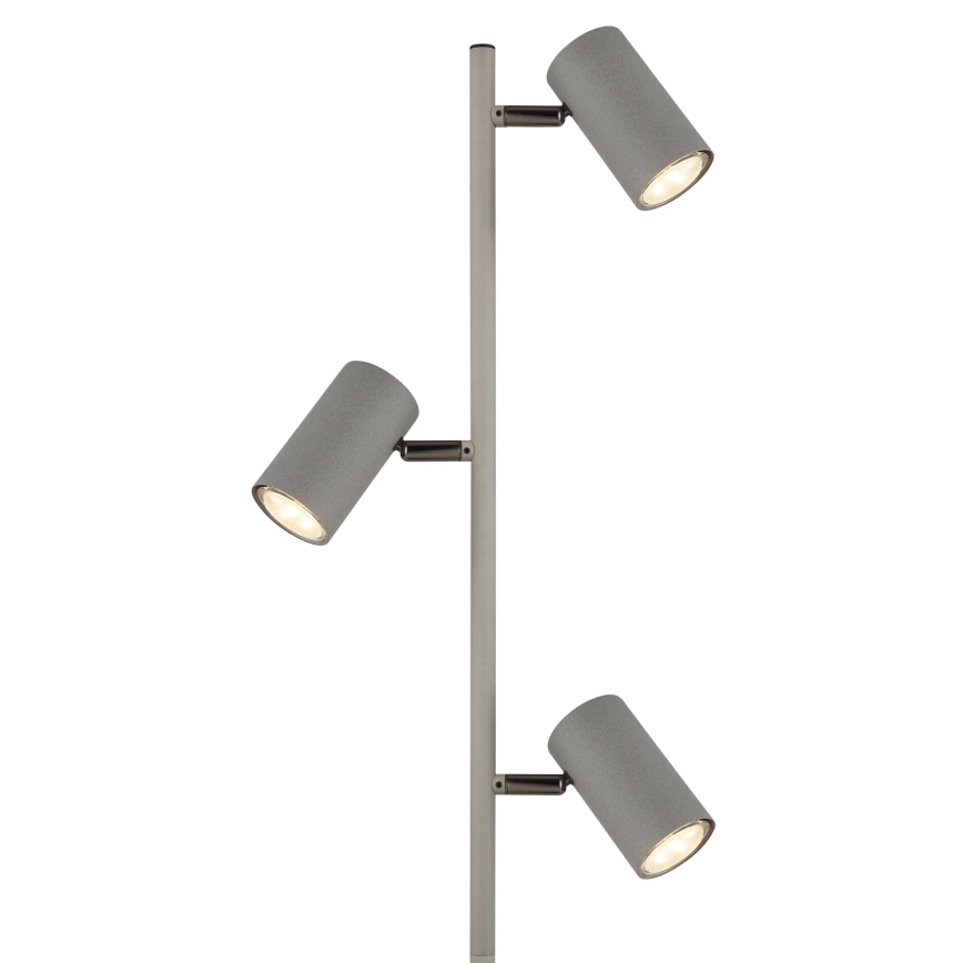 Globo - Golvlampa 3xGU10/5W/230V grå