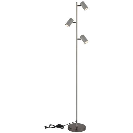 Globo - Golvlampa 3xGU10/5W/230V grå