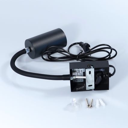 Globo - Flexibel vägglampa 1xGU10/25W/230V svart