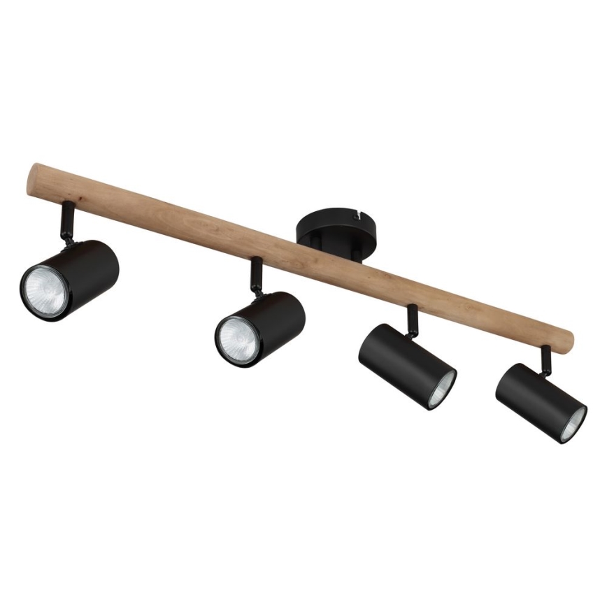 Globo - Spotlight 4xGU10/5W/230V trä/metall