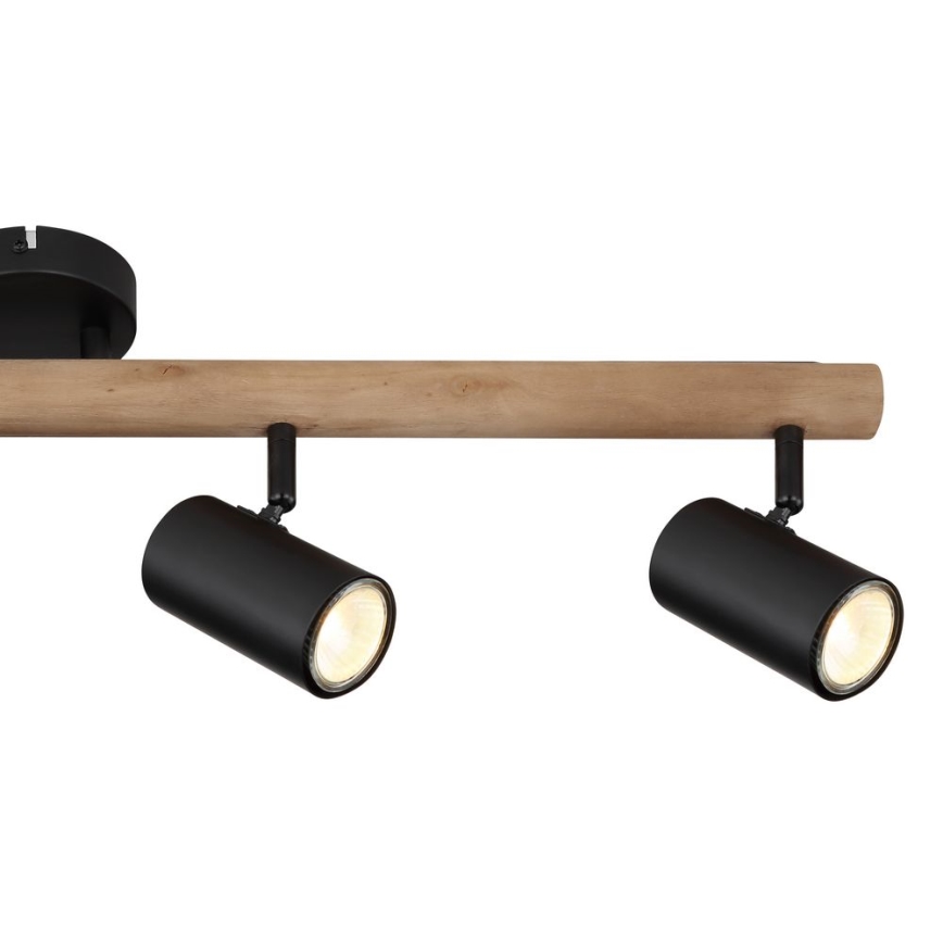 Globo - Spotlight 4xGU10/5W/230V trä/metall