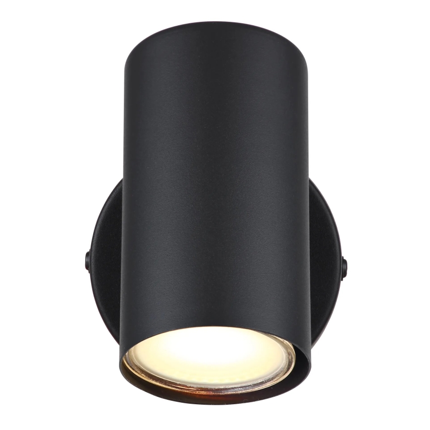 Globo - Väggspotlight 1xGU10/25W/230V svart