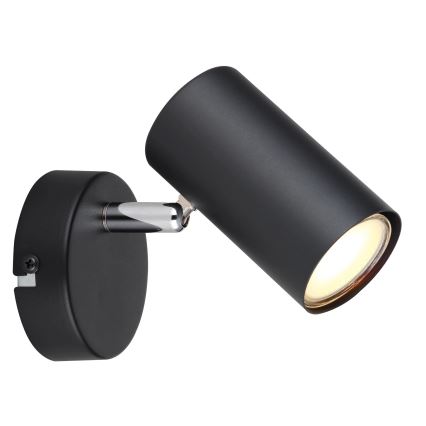 Globo - Väggspotlight 1xGU10/25W/230V svart