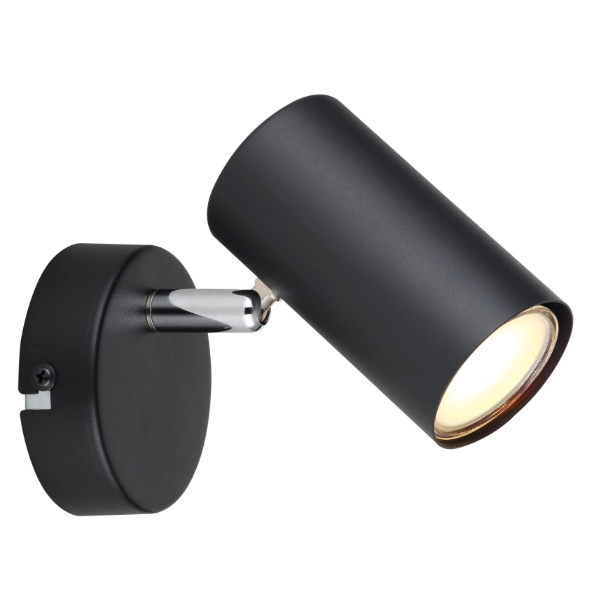 Globo - Väggspotlight 1xGU10/25W/230V svart