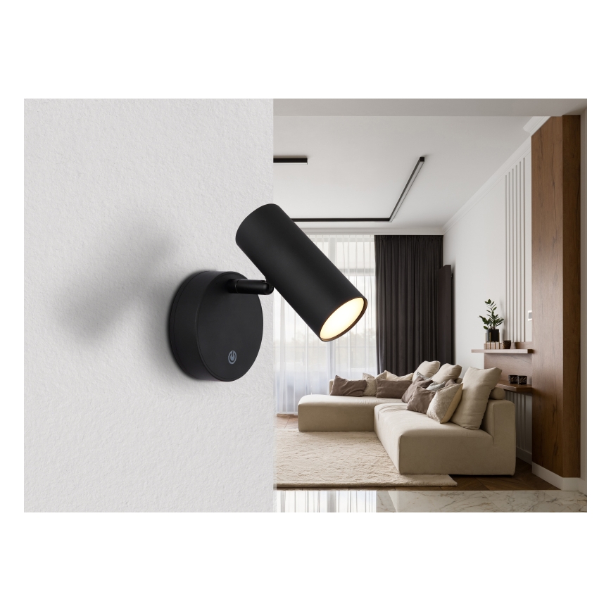 Globo - LED ljusreglerad väggspotlight LED/0,4W/3,7V 1800 mAh