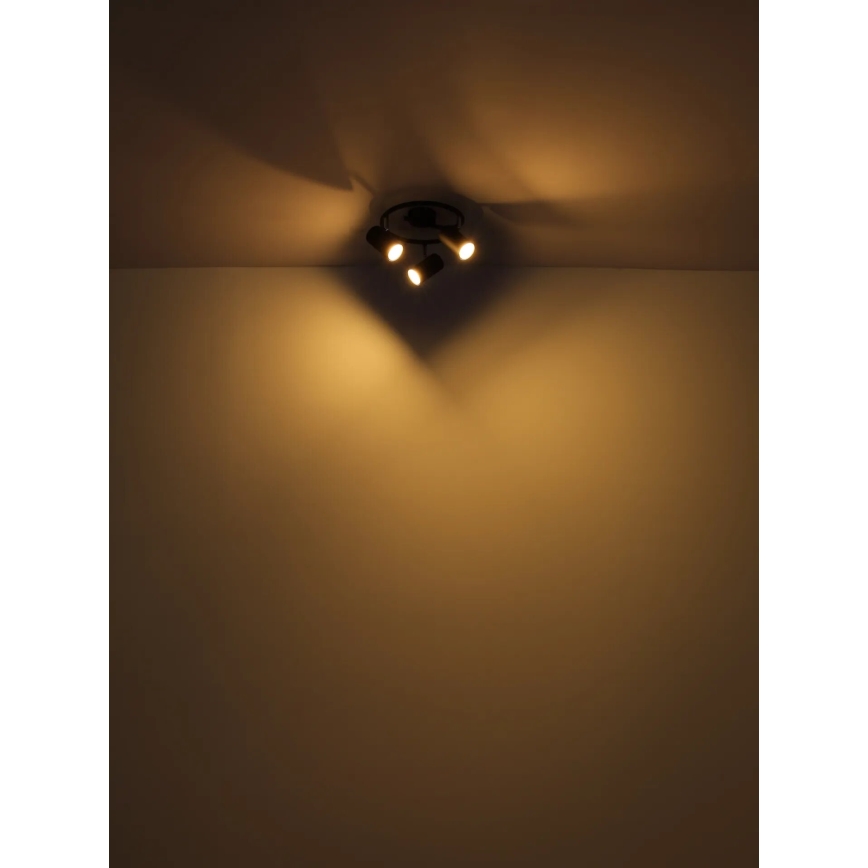 Globo - Spotlight 3xGU10/25W/230V svart