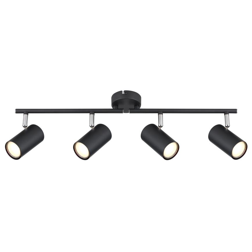 Globo - Spotlight 4xGU10/25W/230V svart