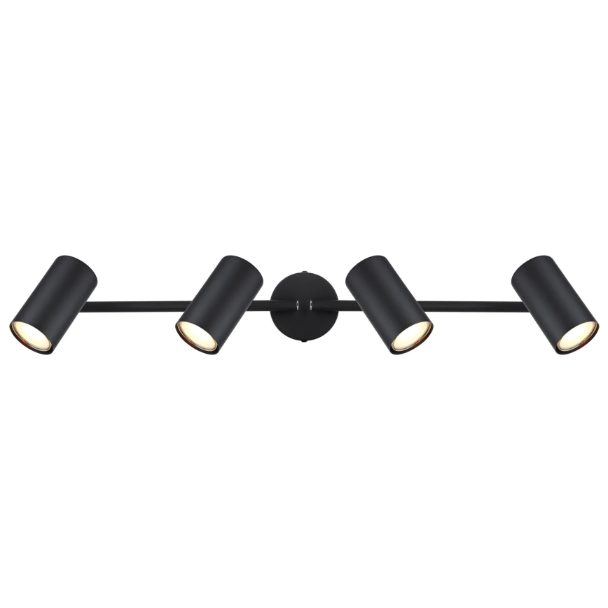 Globo - Spotlight 4xGU10/25W/230V svart