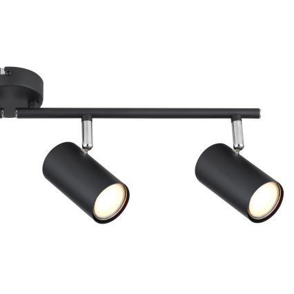 Globo - Spotlight 4xGU10/25W/230V svart