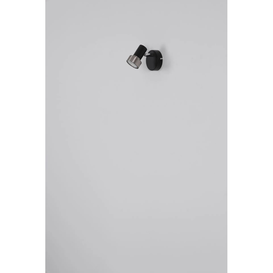 Globo - Väggspotlight 1xGU10/25W/230V svart/guld
