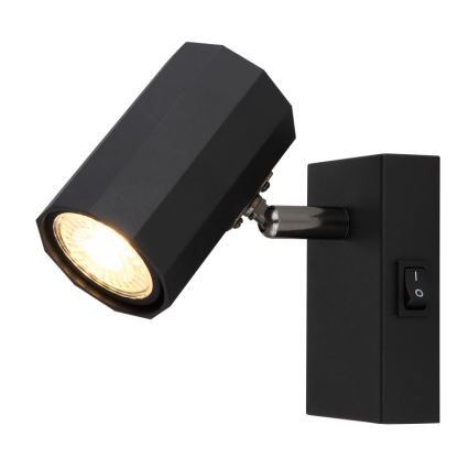 Globo - Väggspotlight 1xGU10/25W/230V svart