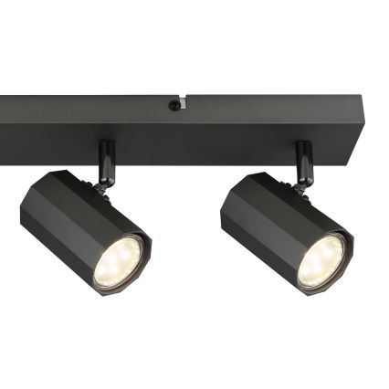 Globo - Spotlight 4xGU10/25W/230V svart