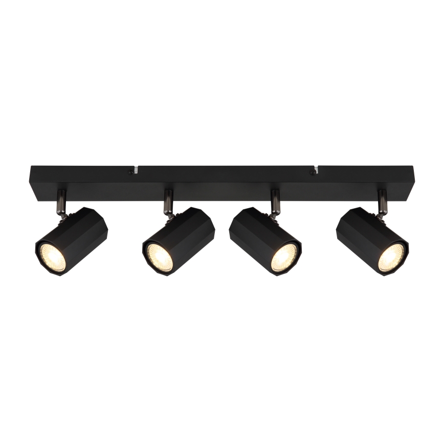 Globo - Spotlight 4xGU10/25W/230V svart