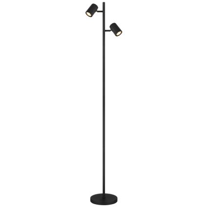 Globo - Golvlampa 2xGU10/5W/230V svart