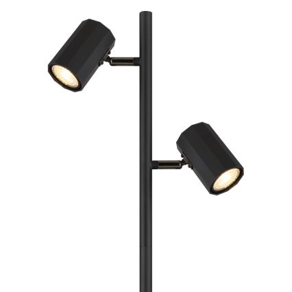 Globo - Golvlampa 2xGU10/5W/230V svart